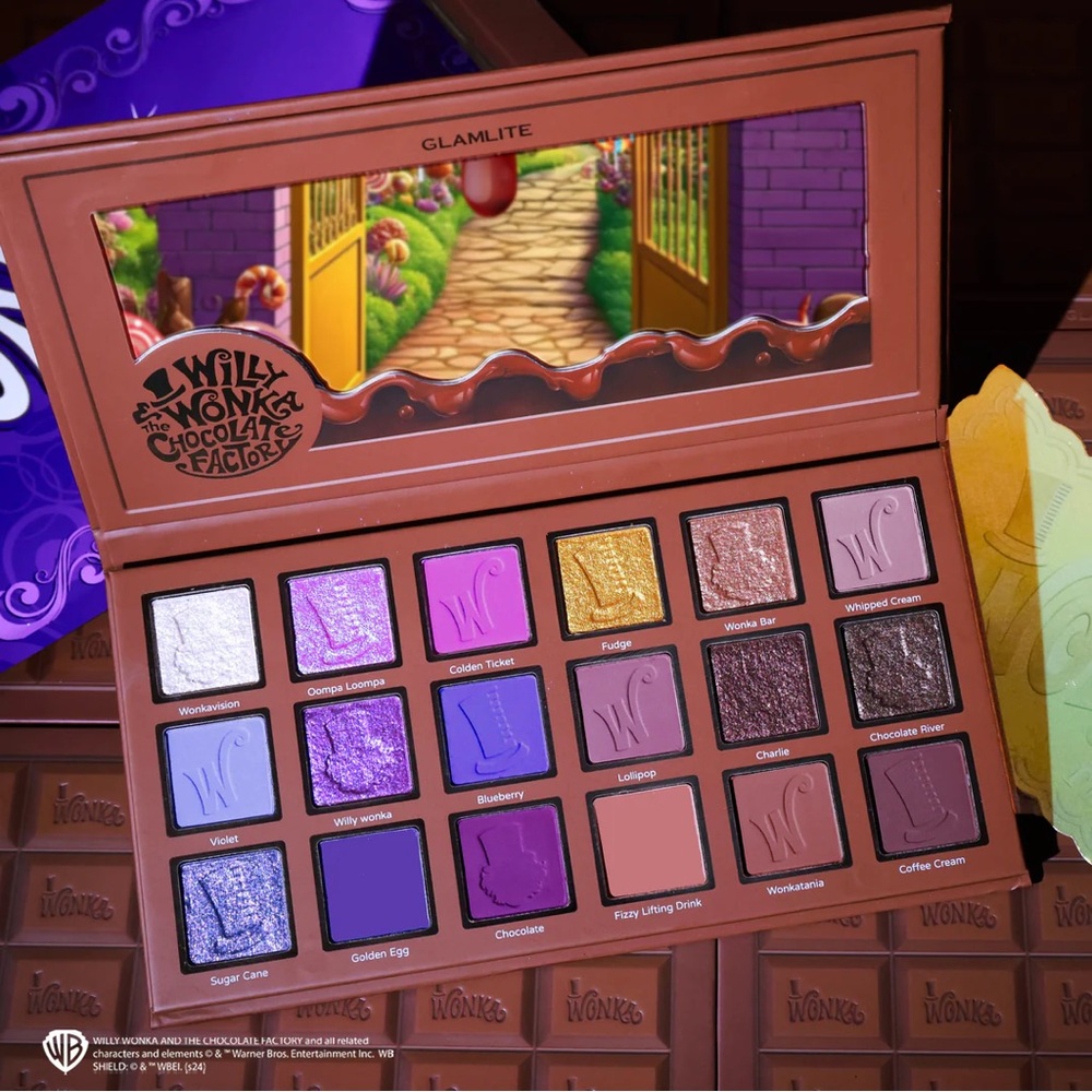 Glamlite x Willy Wonka Chocolate Factory Palette - Picture 2 of 5
